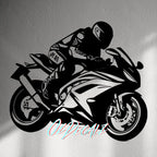 WALL STICKER: SPORTSBIKE RIDER - OzDecalz