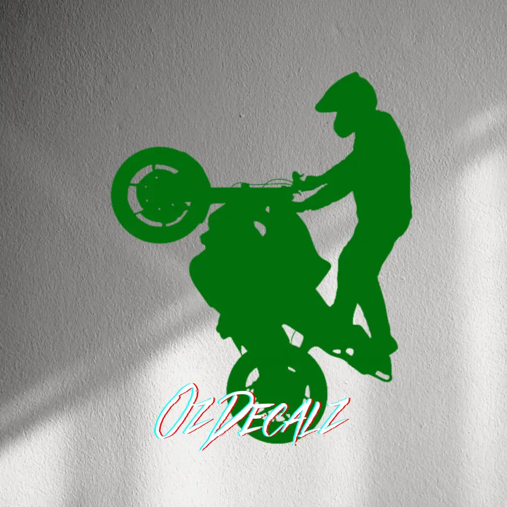 WALL STICKER: WHEELIE - OzDecalz