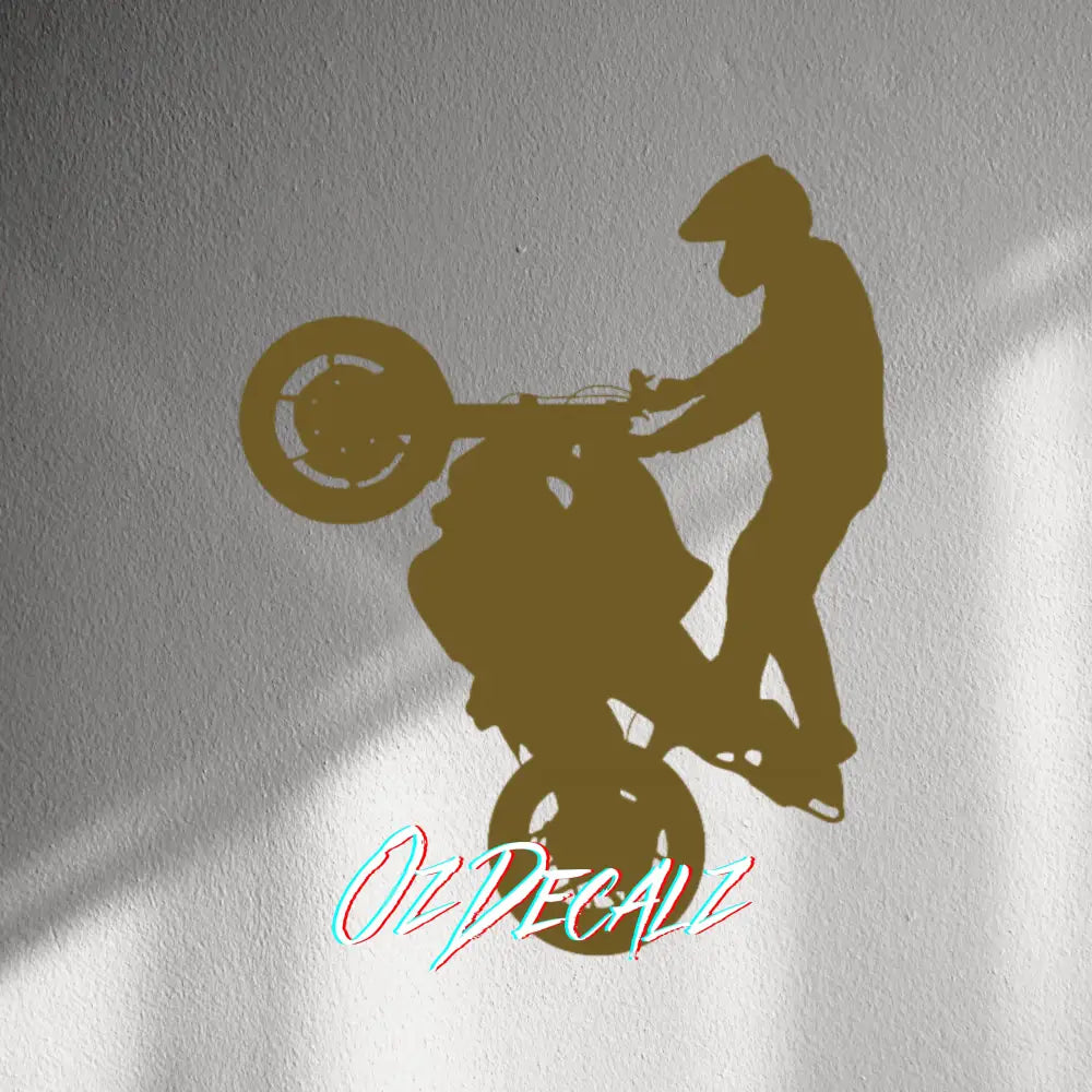 WALL STICKER: WHEELIE - OzDecalz