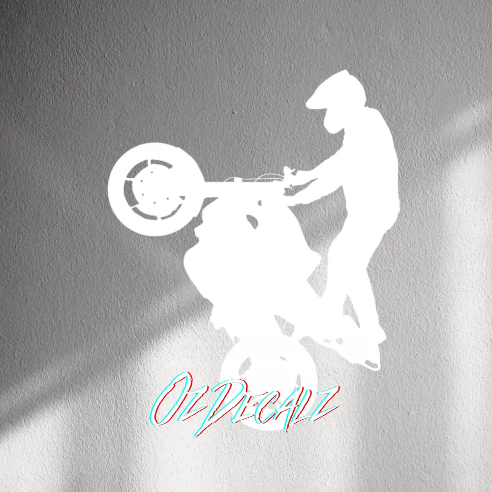 WALL STICKER: WHEELIE - OzDecalz