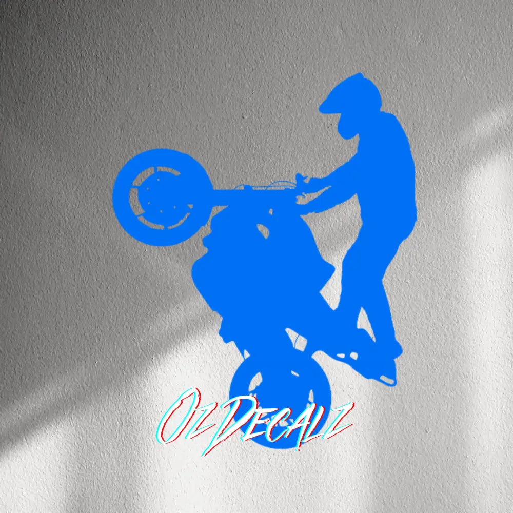 WALL STICKER: WHEELIE - OzDecalz