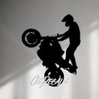 WALL STICKER: WHEELIE - OzDecalz
