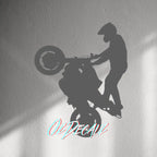 WALL STICKER: WHEELIE - OzDecalz