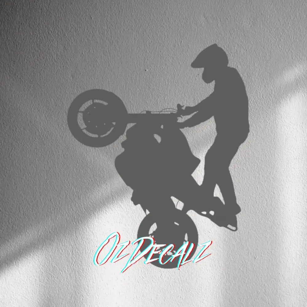 WALL STICKER: WHEELIE - OzDecalz