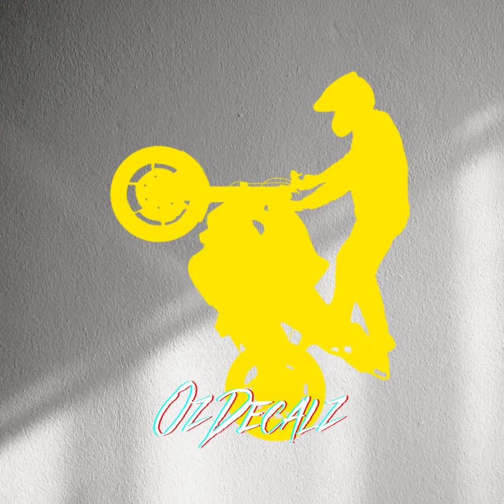 WALL STICKER: WHEELIE - OzDecalz