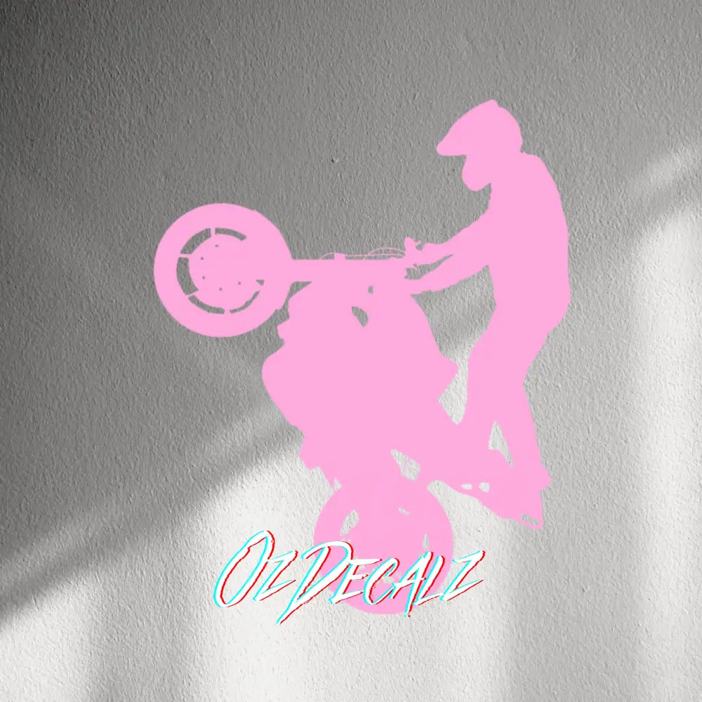 WALL STICKER: WHEELIE - OzDecalz