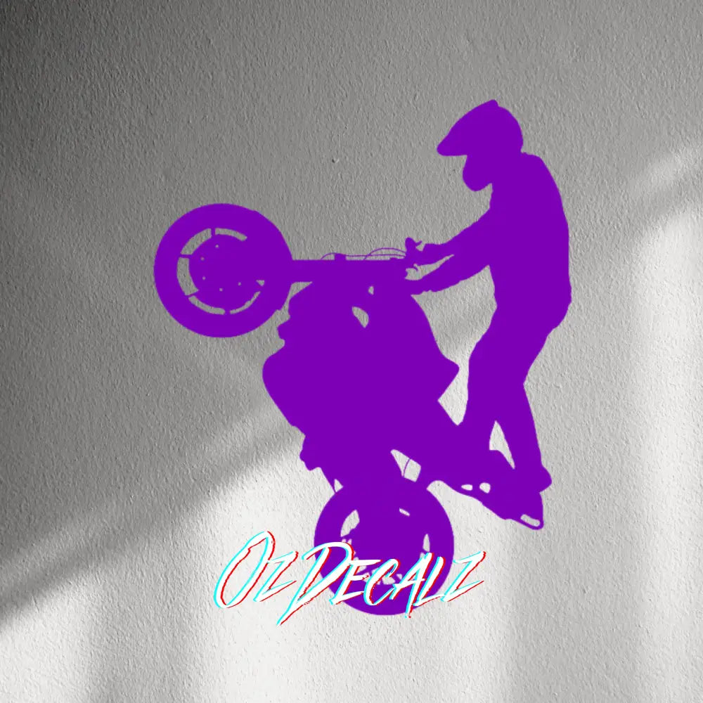 WALL STICKER: WHEELIE - OzDecalz