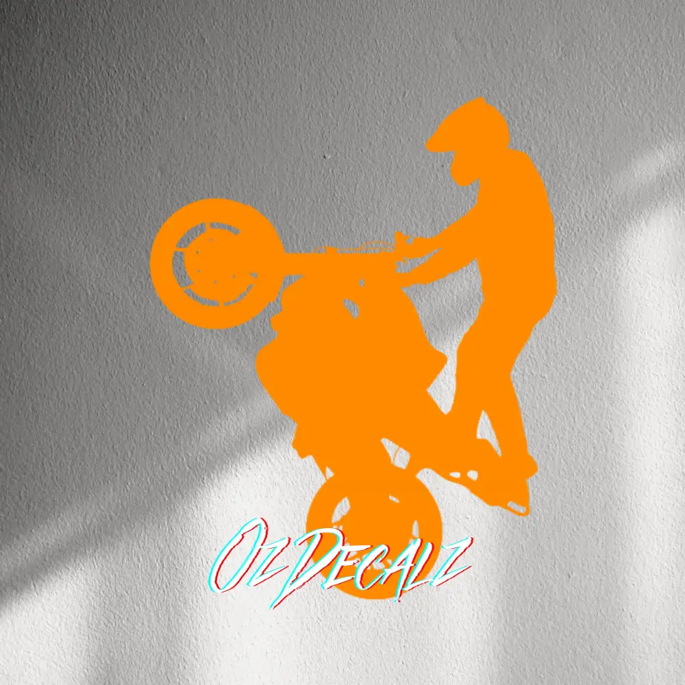 WALL STICKER: WHEELIE - OzDecalz