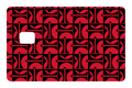 CARD WRAP: GEO BLOCK RED