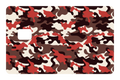 CARD WRAP: CAMO (RED)