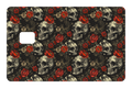 CARD WRAP: SKULLS & FLOWERS